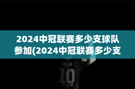 2024中冠联赛多少支球队参加(2024中冠联赛多少支球队参加世界杯)